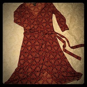 Retro-esk wrap around dress